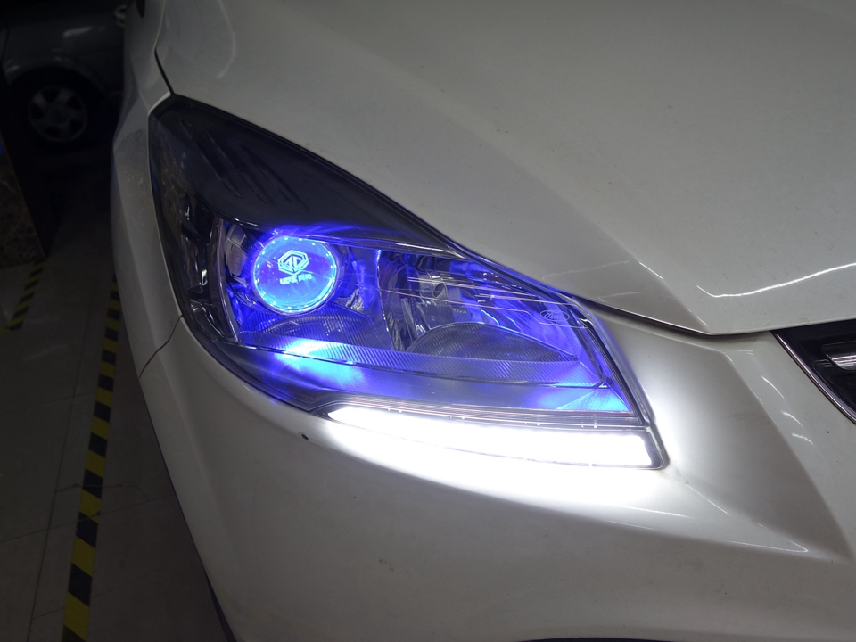 福特翼虎灯光升级-阿帕双光透镜+欧司朗安定器+欧司朗CBI5500氙气灯-13