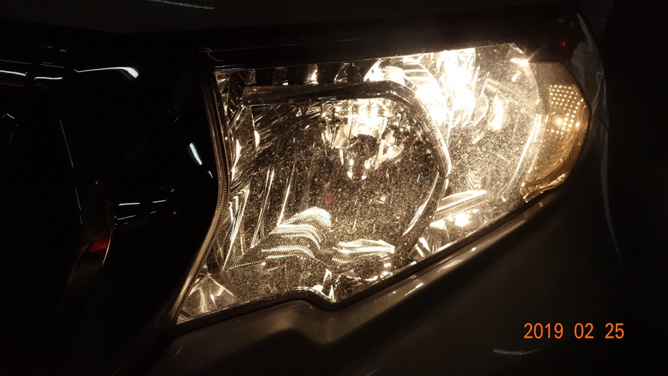 丰田新款普拉多车灯不亮改装双光透镜氙气灯-2