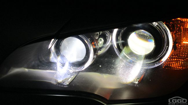 宝马X5改LED双光透镜